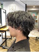 センターパート×波巻きパーマ［9月］