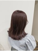 チェリーブラウン×ブリーチなし