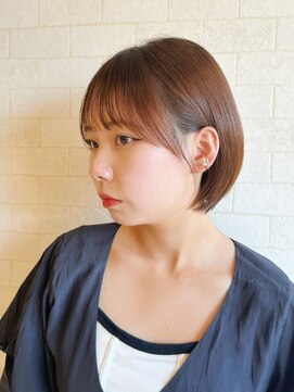 ヘア ルミナス バイ フォルテ(HAIR LUMINAS by FORTE) 縮毛矯正/クラゲヘアー/オリーブグレー/小顔/ココアベージュ