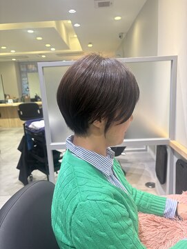 茨木【垢抜けマッシュショート】首元スッキリ洗練ショート