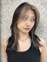 サンクマーケット 渋谷(cinq MARKET)&nbsp;渋谷顔周りレイヤーカットフェイスフレーミングケアブリーチ◆