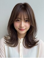 レリーリズ 大阪梅田(Rely Liz) レイヤーカット 顔まわり 韓国風