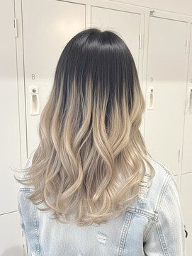 アビエブラン 若江岩田(abije blanc) グラデーション×ミルクティーベージュ【若江岩田駅】