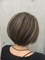 ブロッサム 大山店(Blossom) ショートカット×ハイライトでデザインに奥行きを出します!