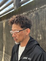 エレベート(Elevate) スパイキーショートピンパーマテーパーフェード