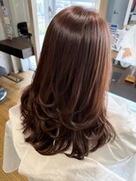 リバイブ ヘアー リュッカプラス(Revive Hair Lycka+)&nbsp;【大分／敷戸】柔らか透明感ブラウン×ロングレイヤー