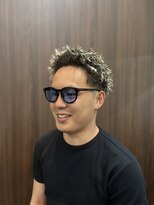 ドゥーエン(DoEN) メンズショートツイスパ/裾カラー