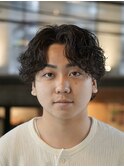 ツイストスパイラルシャドウパーマサーフカールフェザーパーマ