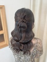 フェリーチェ 六本木店(Felice)&nbsp;ハーフアップ リボンヘア ヨシンモリ お呼ばれヘア 推し活ヘア