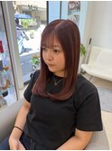 艶感ミディアムレイヤー×暖色