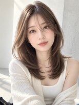 ノア 三宮店(NOA)&nbsp;【NOA】韓国風小顔レイヤー×艶髪ミディアム