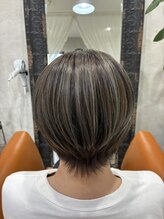 ルプティール(le petieur) ショートボブ グレージュハイライト