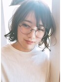 【Lib】くせ毛風×大人ボブ