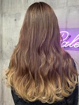 パレット 町田店(PALETTE)&nbsp;ベージュブラウンからミルクティーのグラデーションカラー♪