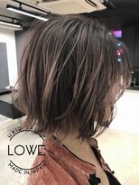 ルーヴェ(LOWE)&nbsp;【なつみLOWE】外国人風×バレイヤージュのピンク大人ボブ