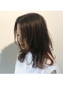 ミディアムマッシュウルフ～インナーカラー～