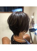 襟足長めショート