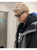 ケアブリーチ使用 ホワイトブロンド