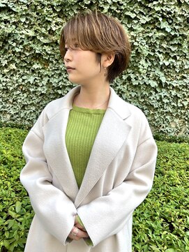 ジアン バイ ミルボン NU茶屋町+(GIEN by milbon) 年齢層問わず可愛く綺麗な美人ショート！@田中俊成