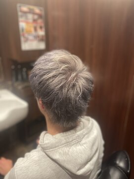 ヒロギンザ 田町店(HIRO GINZA) ゆるめパーマ×ハイトーンカラー