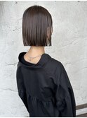 切りっぱなしボブ×髪質改善エニング