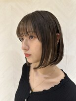 ロンド ストラーダ 心斎橋(Lond strada)&nbsp;シルキーベージュ×グレージュカラー【髪質改善/縮毛矯正】