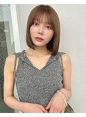【MINX清水】切りっぱなしボブ　髪質改善