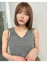 ミンクス 青山店(MINX) 【MINX清水】切りっぱなしボブ 髪質改善