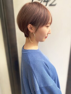 アルトル 池袋(altru) 大人かわいいピンクショートボブ耳かけ