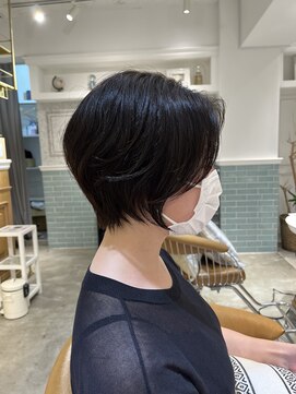 ロンド シャルム 吉祥寺(Lond charme) 大人美人黒髪ショートボブ