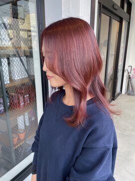 ナンバー(number+) 10代20代ミディアムチェリーピンク