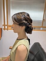 エニィ 池袋西口(Any) デザインカラー/レイヤーカット/ウェットヘア/オリーブベージュ