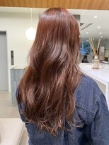 ローレンアオ(LOREN AO)&nbsp;暖色カラー/オレンジ/艶髪/ダブルカラー/ロング