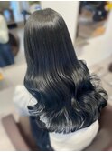 no bleach color♪/sheer grey black,,