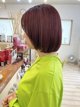 モリオ フロム ロンドン 成増店 【morio成増/米村】ピンクアンブレラカラー