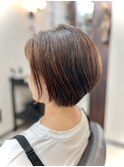 美ショートボブ×上質白髪染め