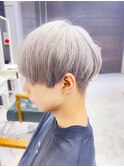 ブリーチデザイン　ホワイトアッシュシルバーグレー