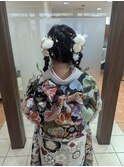 ツイン編み下ろし