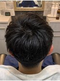 スパイキーショート/スペインカール<理容室>[メンズ/床屋/神田]