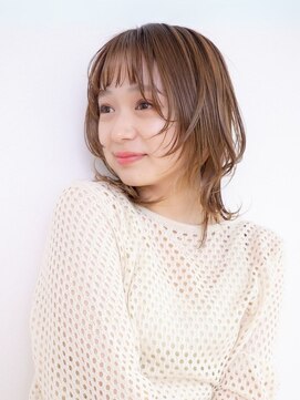 バサ 花小金井店(BASSA) 小顔美人ミディアムレイヤー/サイドバング［花小金井］