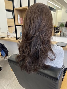 銀座ラボ 津田沼店(LA BO) ロングレイヤー/カカオブラウン