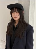 【YOKE】レイヤーロングウルフ顔周りカット髪質改善