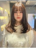 【AYAMI】透明感ベージュ×レイヤーカット