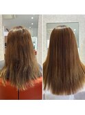 髪質改善ストレート