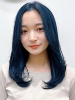 セイドット リー(Say. Ree)&nbsp;Say.ロングレイヤーネイビーブルーグリーン韓国風表参道青山原宿