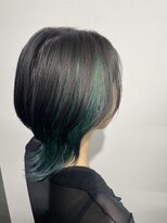 シーン(SeeN.)&nbsp;インナーカラー　グリーン