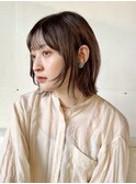 外ハネボブの顔周りレイヤーカット/ボブ/レイヤー/顔周り