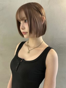 ペレ アネックス 大阪梅田茶屋町店(PELE ANNEX) くびれヘア/アプリコットオレンジ/夏のヘアアレンジ/梅田