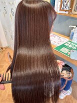 メルク ユニ(merc.uni)&nbsp;髪質改善/黒髪ロング/大人ガーリー/トリートメント/モテ髪/艶