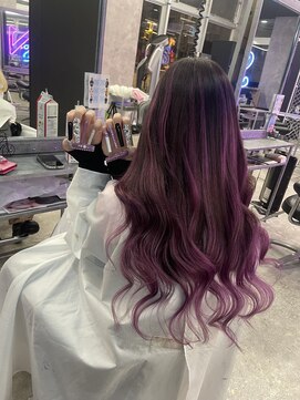 スワン アサヒカワ(SWAN ASAHIKAWA) エクステ×ピンクパープル